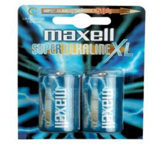 Maxell C 2 - pk Alkali 1.5V Nicht wiederaufladbare Batterie