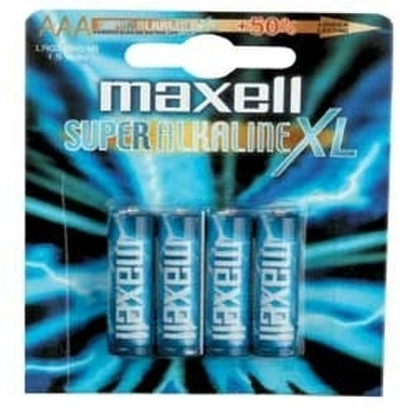 Maxell AAA 4 - pk Alkaline 1.5V non-rechargeable battery