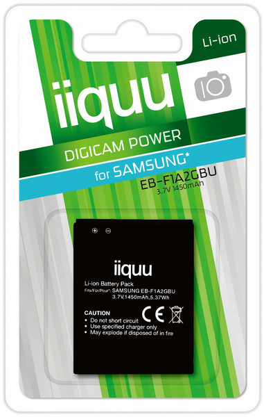 iiquu DSS014 Lithium-Ion 1450mAh 3.7V Wiederaufladbare Batterie