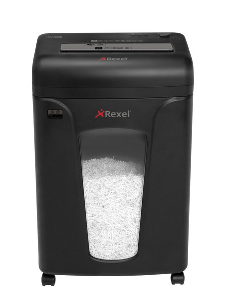 Rexel REM820 Micro-cut shredding 58дБ Черный измельчитель бумаги