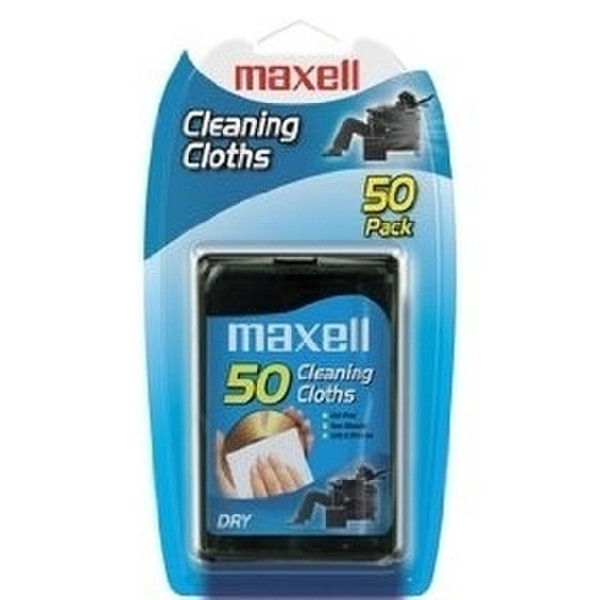 Maxell DVD Cleaners 50 - pk disinfecting wipes
