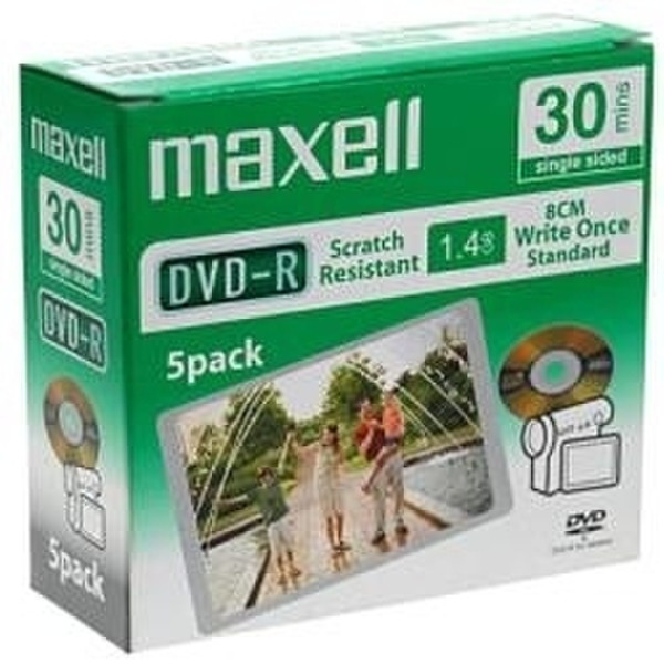 Maxell DVD-R 1.4GB 5 - pk 1.4GB DVD-R 5Stück(e)