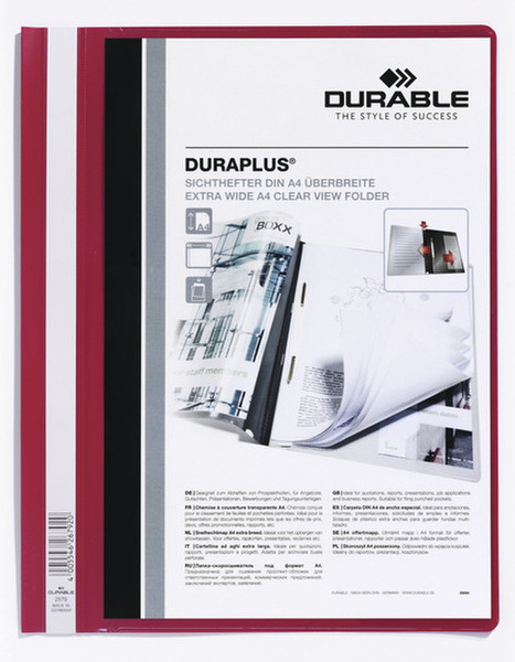 Durable DURAPLUS Red folder