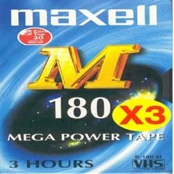 Maxell M180 3 - pk VHS 180min 3pc(s)