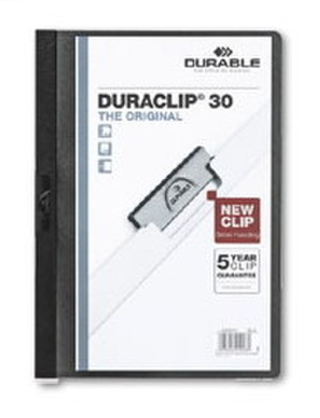 Durable DURACLIP Original 30 Серый обложка с зажимом