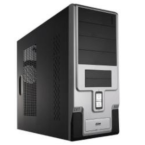 Nilox 01SK335514504 Midi-Tower 450W Schwarz, Silber Computer-Gehäuse