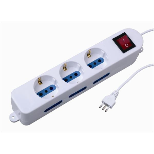 Nilox MULTIPRESA 9 USCITE CON INTERRUTORE White power distribution unit (PDU)