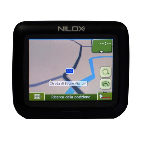Nilox NX-ITALY NAVIGATOR 100 - AUTOVELOX Fixed LCD Touchscreen 138g Schwarz Navigationssystem
