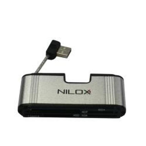 Nilox 10NXCR5123001 USB 2.0 Серый устройство для чтения карт флэш-памяти