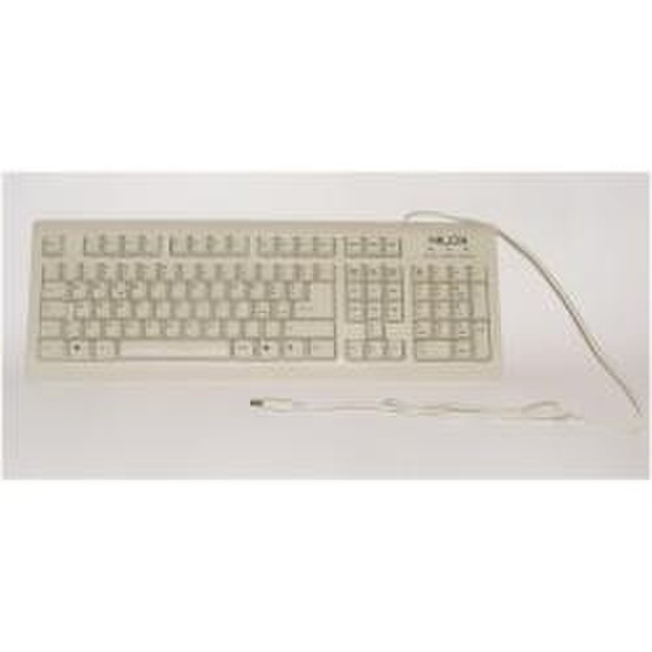 Nilox 10NXKB0815001 USB Белый клавиатура