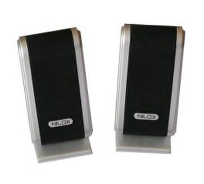 Nilox 10NXCA4920001 6W Black,Silver loudspeaker
