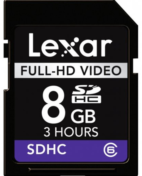 Lexar SDHC 8GB 8ГБ SDHC Class 6 карта памяти