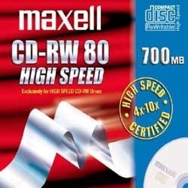 Maxell CD-RW 700MB 10 - pk CD-RW 700MB 5pc(s)