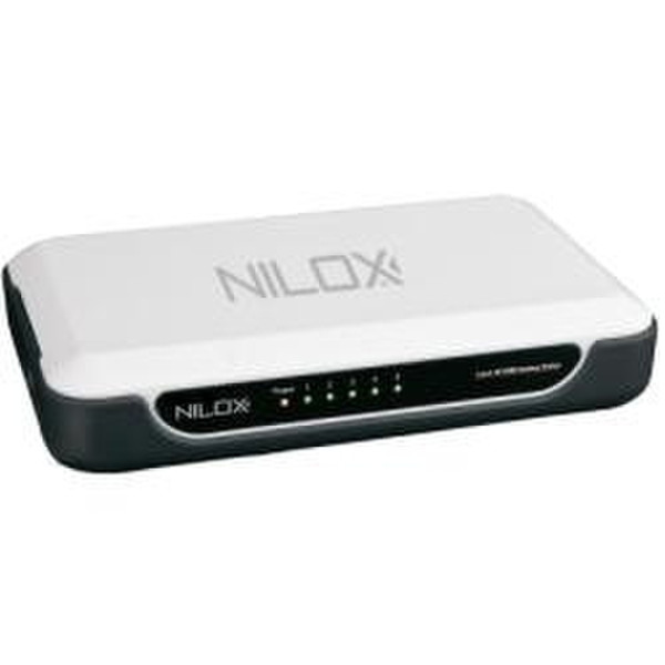 Nilox Switch 5 Porte 10/100 Неуправляемый Белый