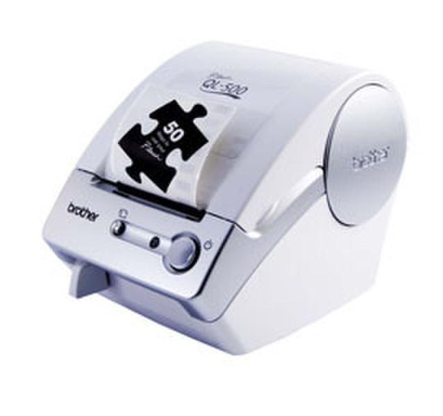 Brother QL-500A 300 x 300dpi Белый устройство печати этикеток/СD-дисков