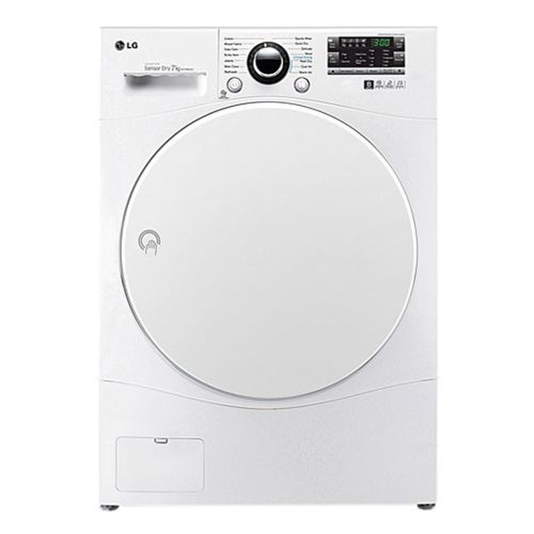 LG RC7066A1Z freestanding Front-load 8kg B White tumble dryer