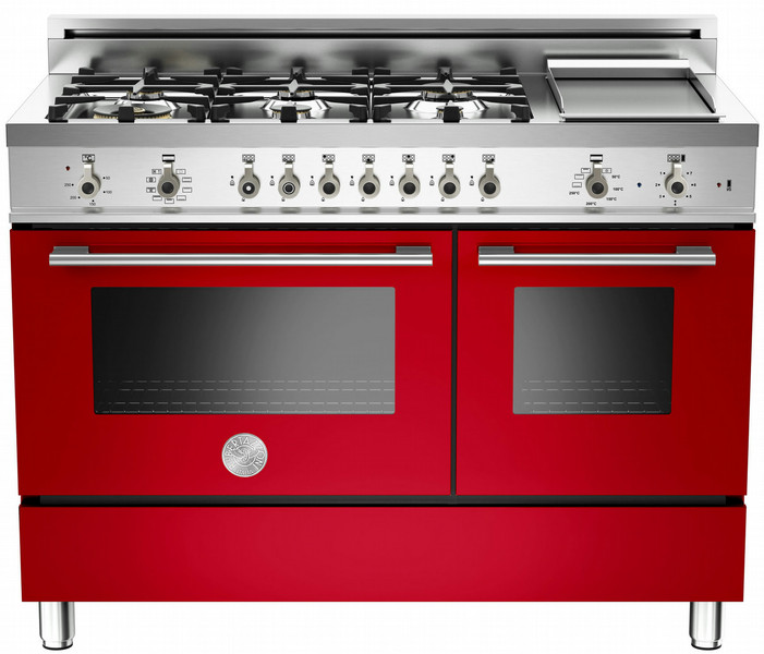 Bertazzoni Z122 6G MFE RO Freistehend Gas hob Rot Küchenherd