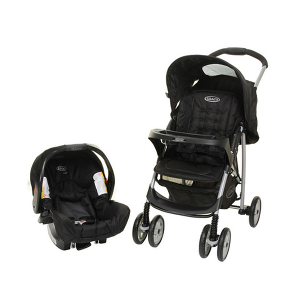 Graco Travel System Mirage + Travel system stroller 1место(а) Черный, Нержавеющая сталь