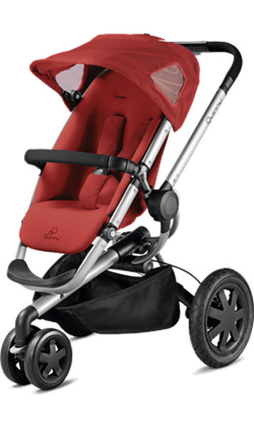 Quinny Buzz 4 Travel system pram 1место(а) Черный, Красный, Нержавеющая сталь