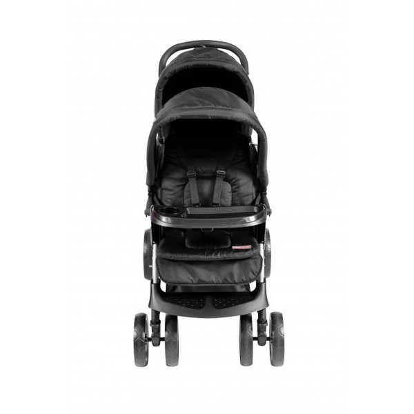 Topmark Tandem push Tandem stroller 2seat(s) Black,Stainless steel