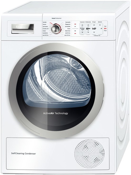 Bosch EcoLogixx 7 S WTY86701 freestanding Front-load 8kg A+ White tumble dryer