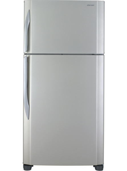 Sharp SJ-T640RSL freestanding 514L Silver fridge-freezer