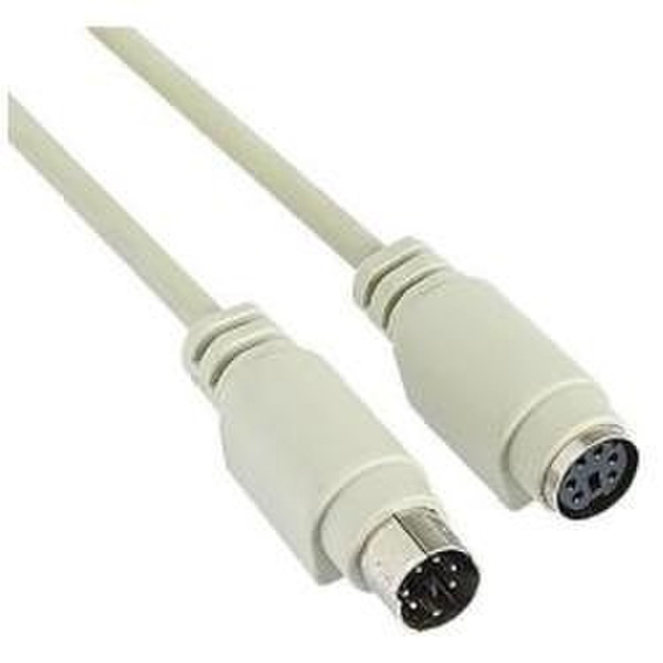 Nilox TAST-PROL-PS2-B 1.8м Белый кабель PS/2
