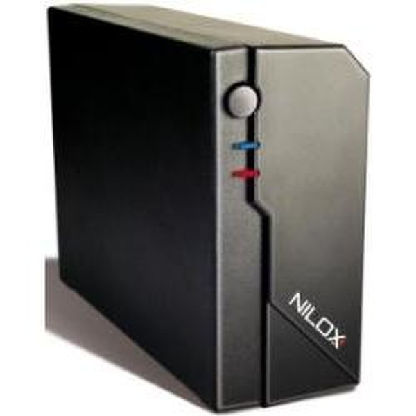 Nilox NX-UP2006 1024VA Tower Black uninterruptible power supply (UPS)