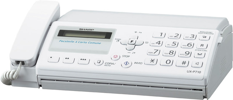Sharp UX-P710IT Thermal 14.4Kbit/s White fax machine