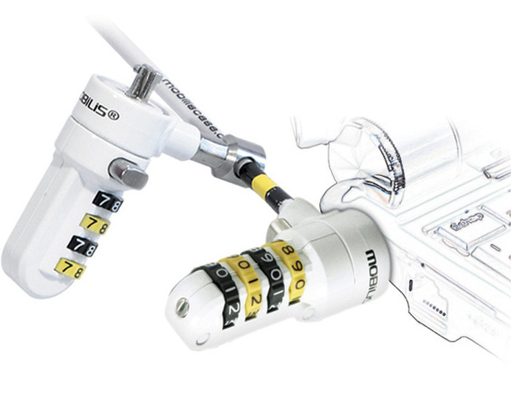 Mobilis 001231 White cable lock