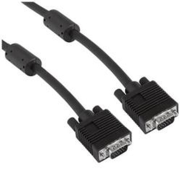 Nilox VGA-15MM-1.8-B 1.8m Schwarz Tastatur/Video/Maus (KVM)-Kabel
