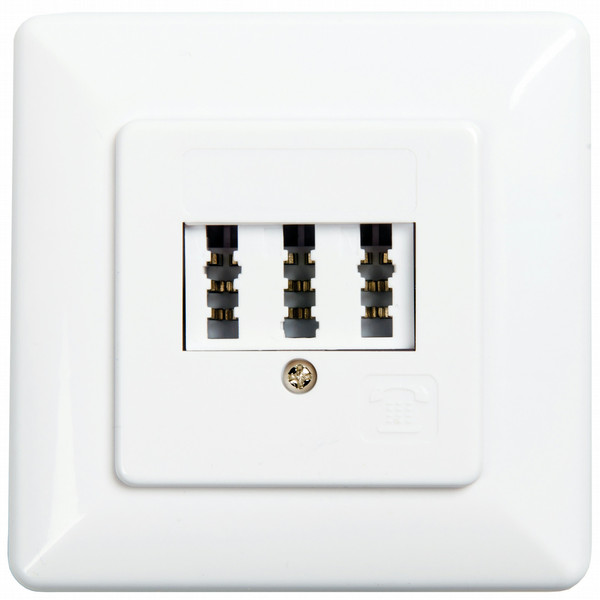 Bandridge VTW613FD White socket-outlet