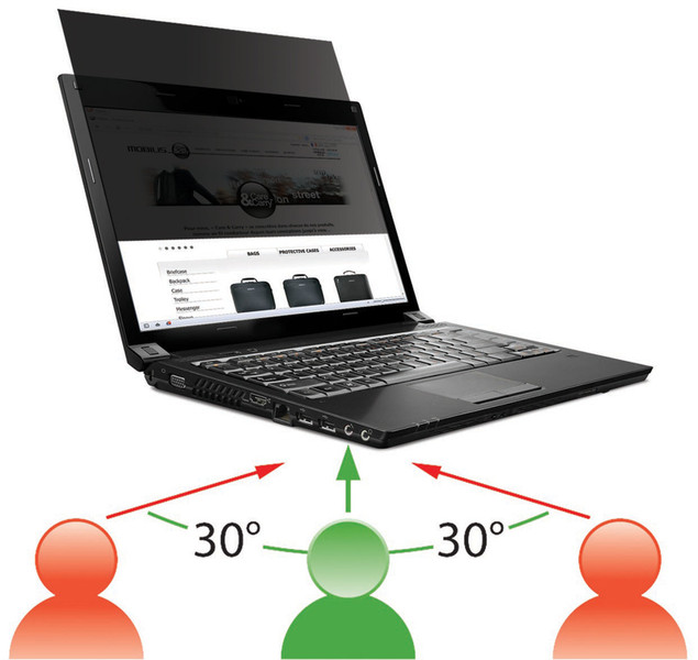 Mobilis 016228 14.1" Ноутбук Frameless display privacy filter защитный фильтр для дисплеев