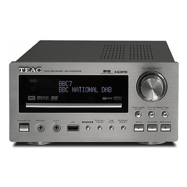 TEAC DRH300S Mini-Set 100W Silber Home-Stereoanlage
