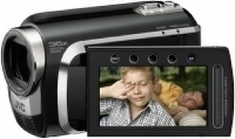 JVC GZ-MG645BE 0.8MP CCD Black hand-held camcorder