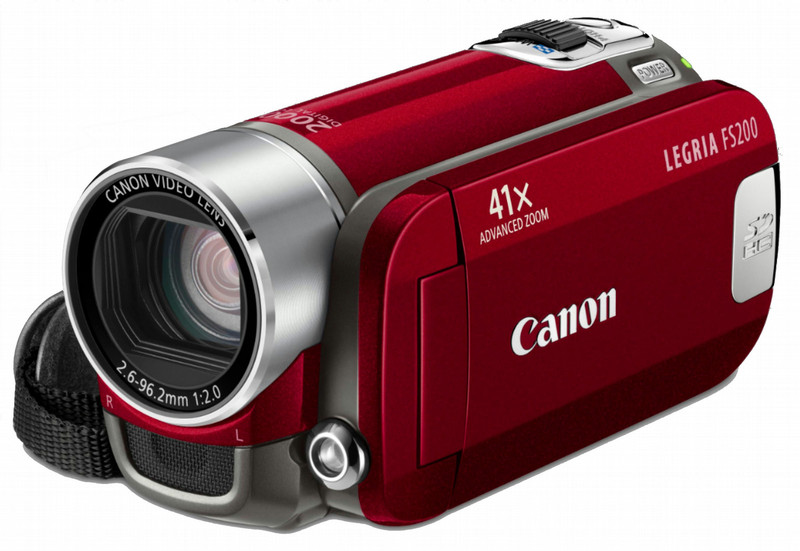 Canon LEGRIA FS200 Red 1.23MP CCD Rot