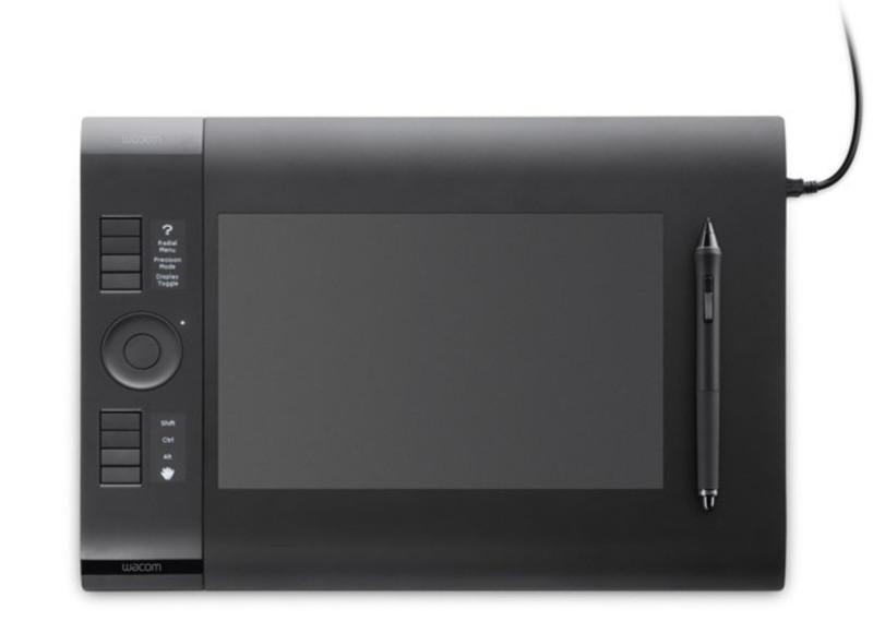 Wacom Intuos Intuos4 M 5080линий/дюйм 223.5 x 139.7мм USB графический планшет