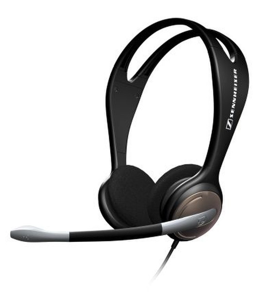 Sennheiser PC 136 USB Binaural Wired Black mobile headset