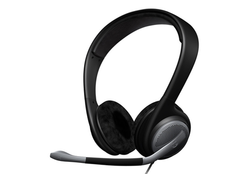 Sennheiser PC-161 Стереофонический Черный гарнитура