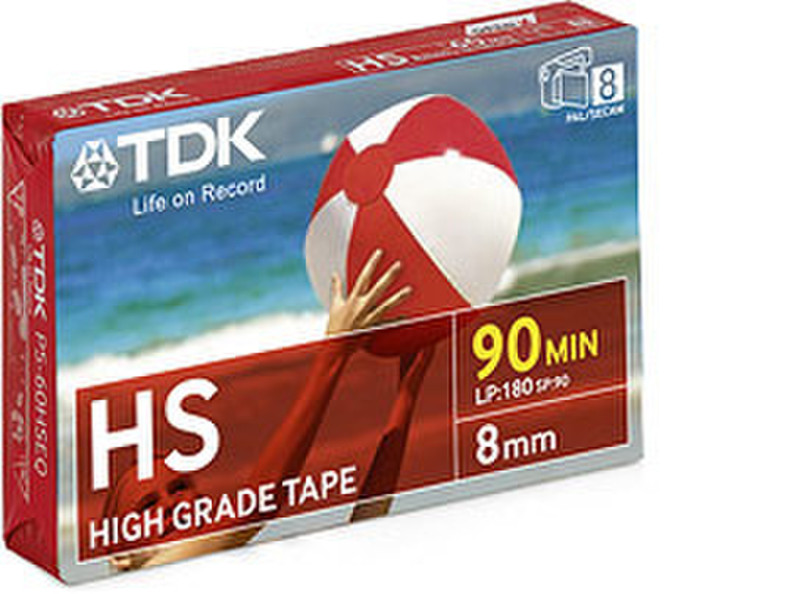TDK P5-90HS Video сassette 90мин 1шт аудио/видео кассета