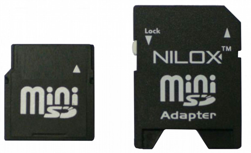 Nilox MINI-SD-1GB-AD 1GB MiniSD Speicherkarte