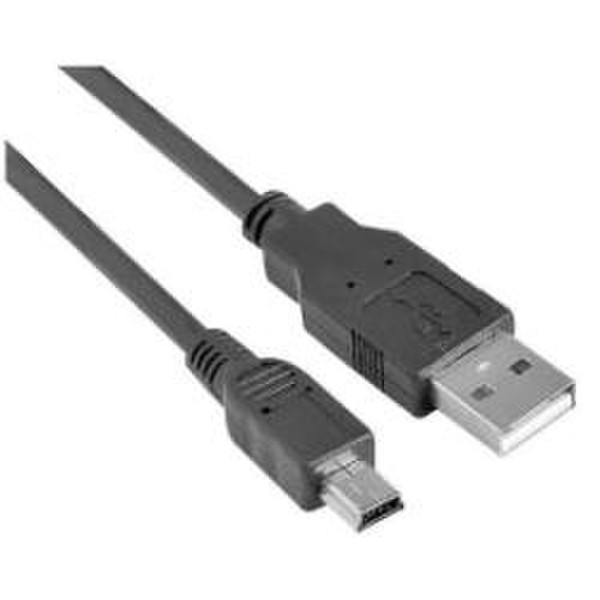 Nilox CAVO MINIUSB MASCHIO 5 PIN 1.5 MT B 1.5м USB A Mini-USB B Серый кабель USB