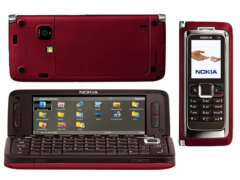 Nokia E90 Communicator Красный смартфон