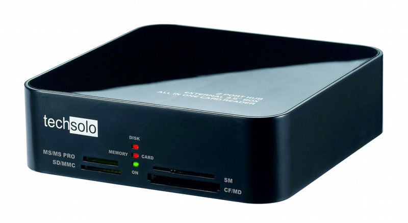 Techsolo TMR-700 USB 2.0 HDD Case + Hub + Card Reader 3.5