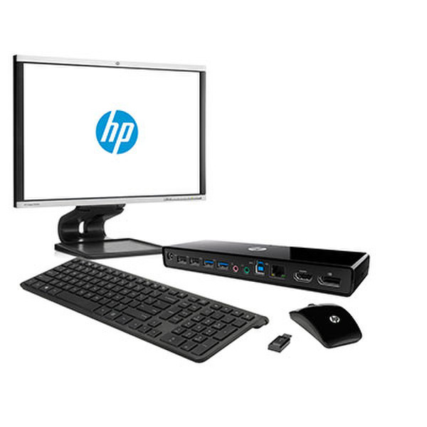 HP 3005pr USB 3.0 Port Replicator Bundle