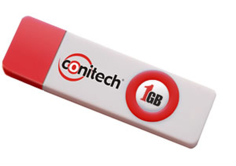 Conitech 1GB USB Pen Drive 1GB USB 2.0 Type-A White USB flash drive