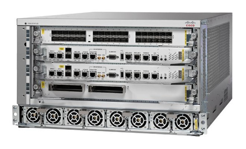 Cisco ASR 9904 6U Серый шасси коммутатора/модульные коммутаторы