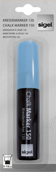 Sigel GL175 Скошенный наконечник Синий 1шт маркер