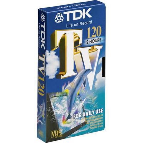 TDK TV 120 Video сassette 120min 1Stück(e)