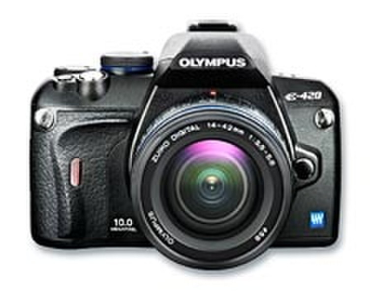 Olympus E-420 Однообъективный зеркальный фотоаппарат с объективом 10МП CMOS 3648 x 2736пикселей Черный